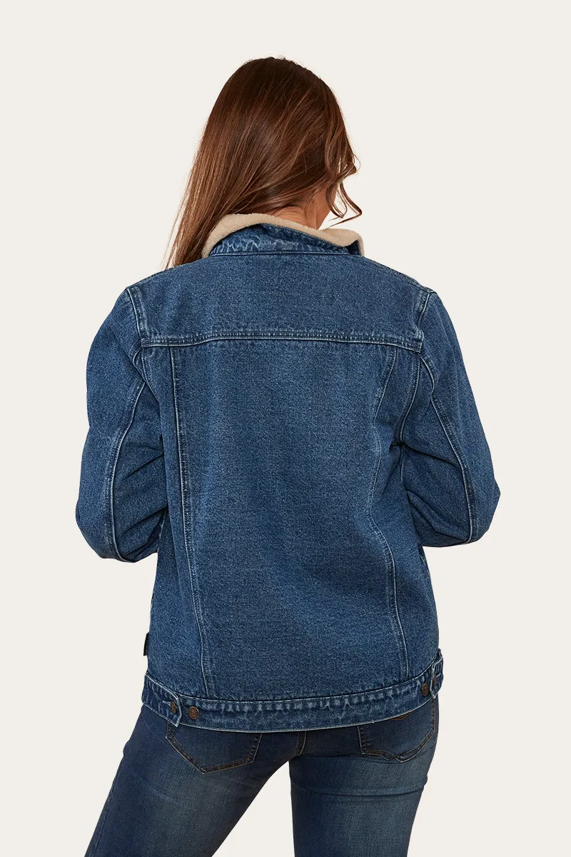 Killawarra Womens Corduroy Jacket - Mid Wash Blue