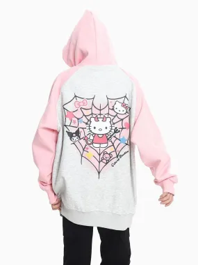 Kitty Spider Web Hoodie