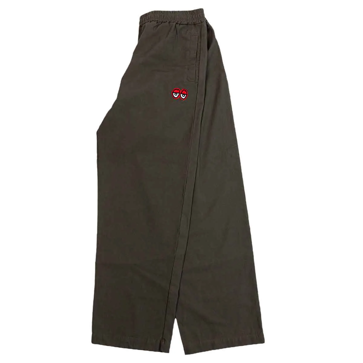 Krooked Eyes Pants - Olive/Red