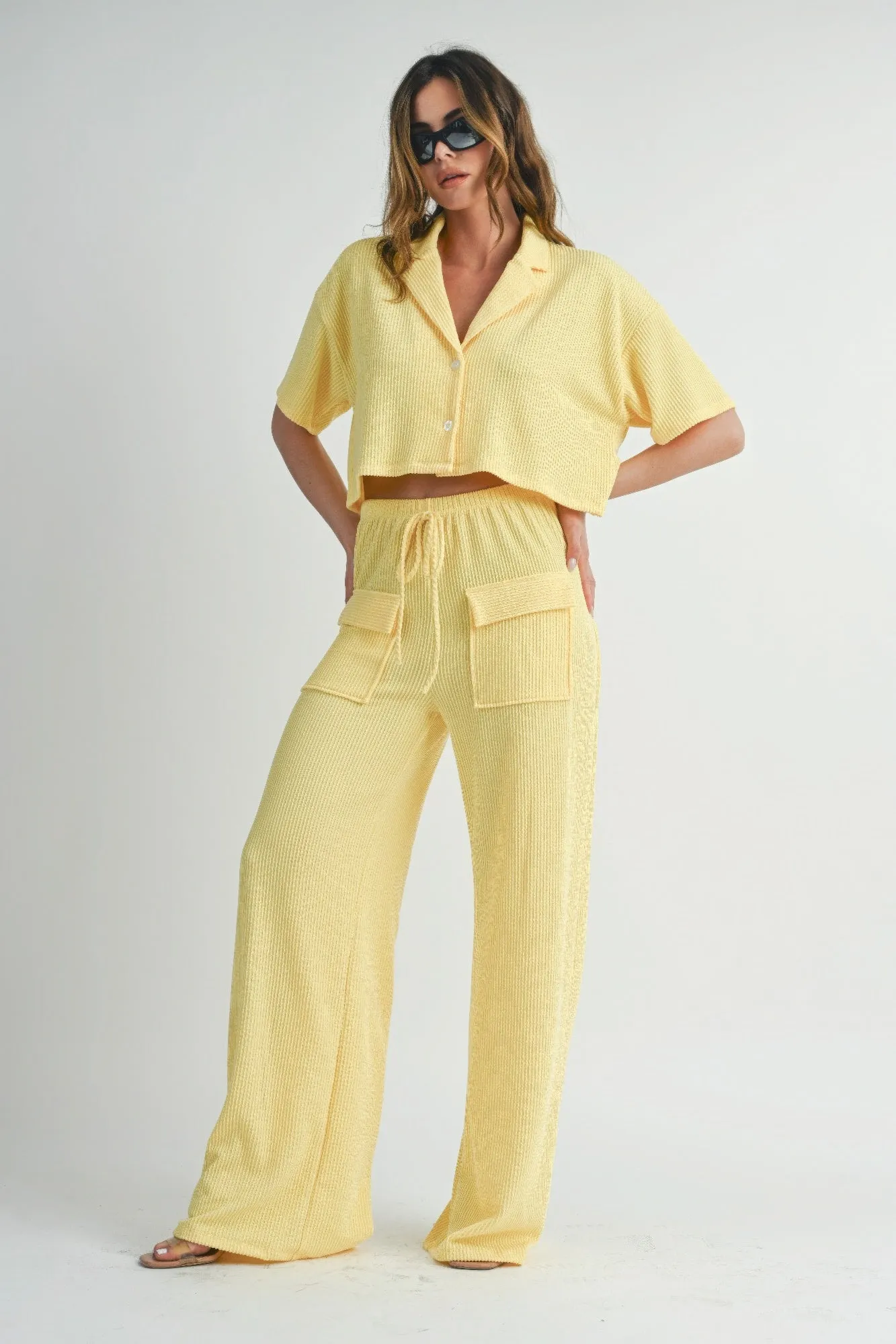 Lemon Drop Top and Pants Set