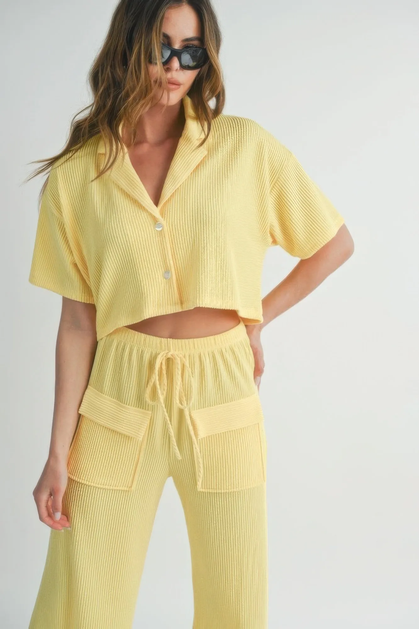 Lemon Drop Top and Pants Set