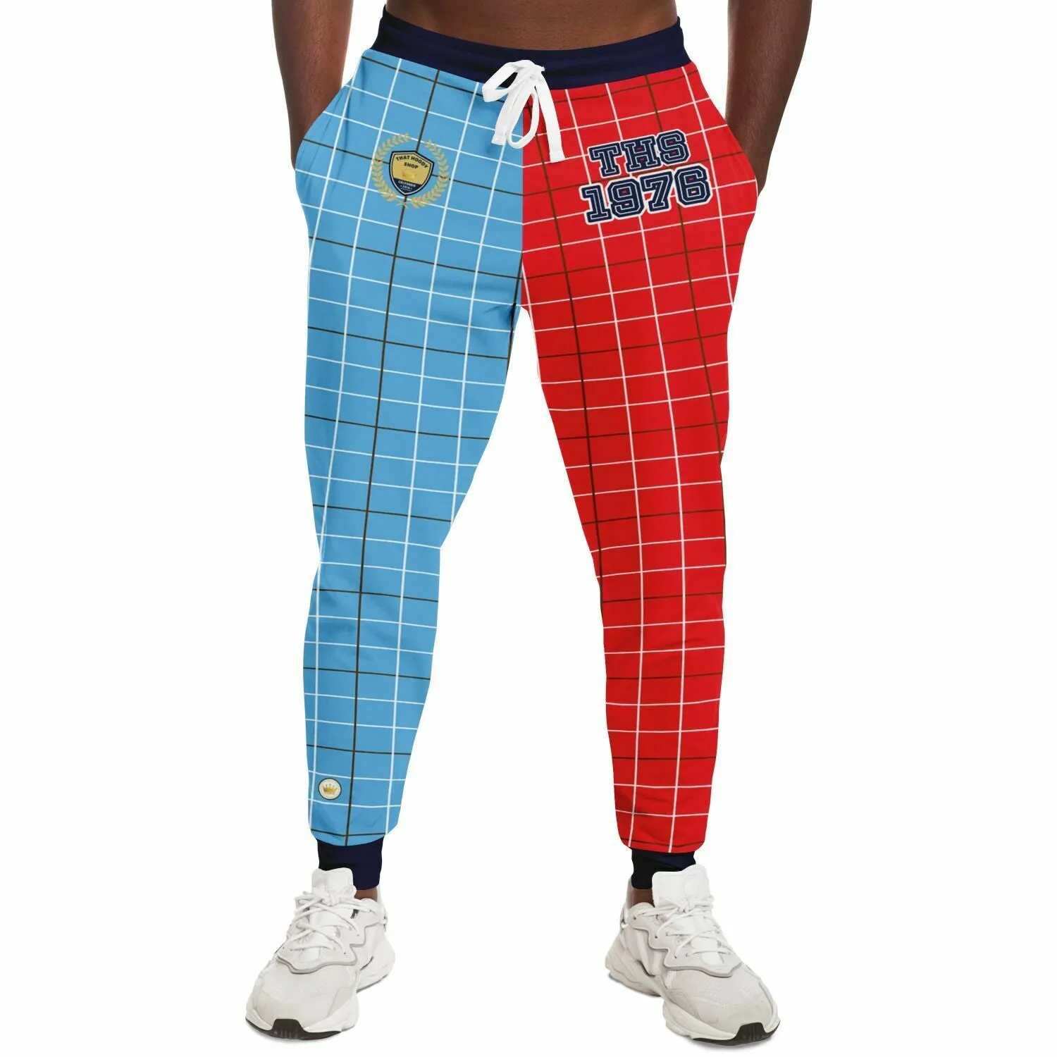 Liberty Windowpane Plaid Duo Eco-Poly Unisex Joggers