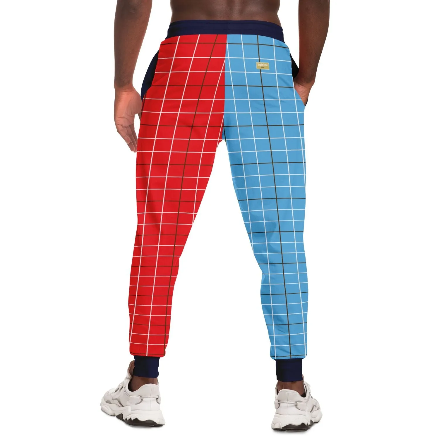 Liberty Windowpane Plaid Duo Eco-Poly Unisex Joggers