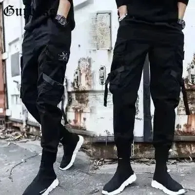 Loose Fit Joggers - Men's Multi-Pocket Cargo Pants