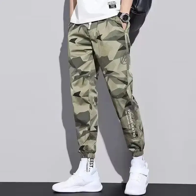 Loose Fit Joggers - Men's Multi-Pocket Cargo Pants