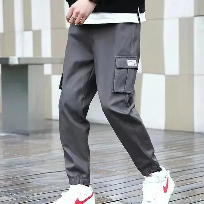 Loose Fit Joggers - Men's Multi-Pocket Cargo Pants