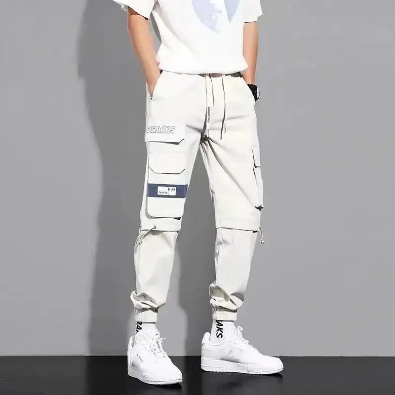 Loose Fit Joggers - Men's Multi-Pocket Cargo Pants