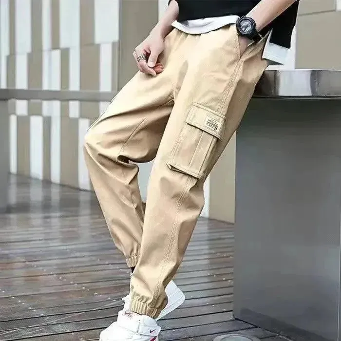 Loose Fit Joggers - Men's Multi-Pocket Cargo Pants