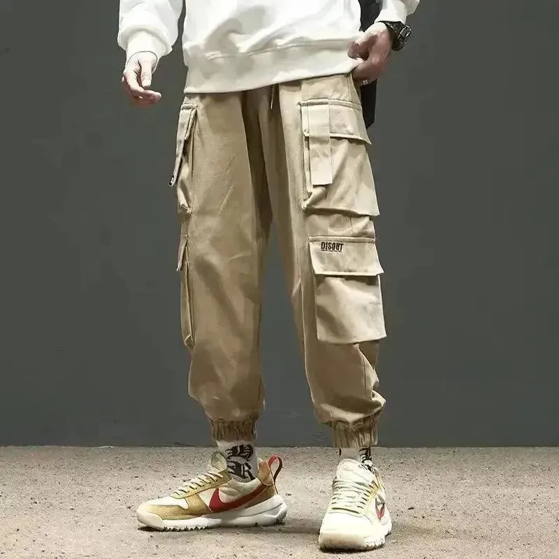 Loose Fit Joggers - Men's Multi-Pocket Cargo Pants