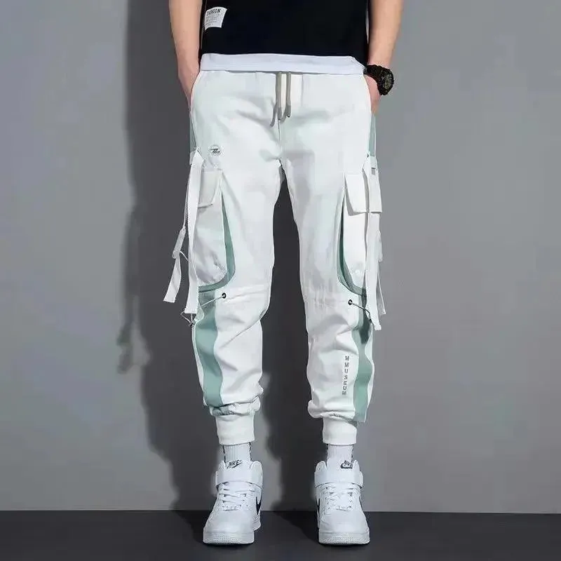 Loose Fit Joggers - Men's Multi-Pocket Cargo Pants