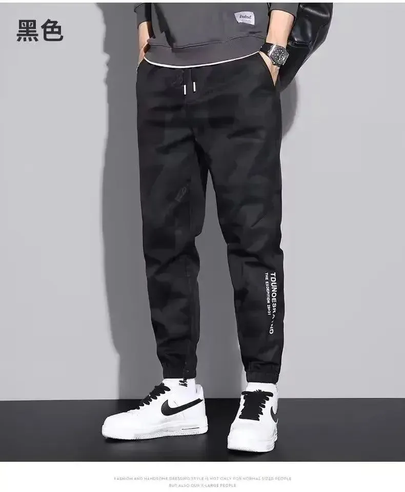 Loose Fit Joggers - Men's Multi-Pocket Cargo Pants