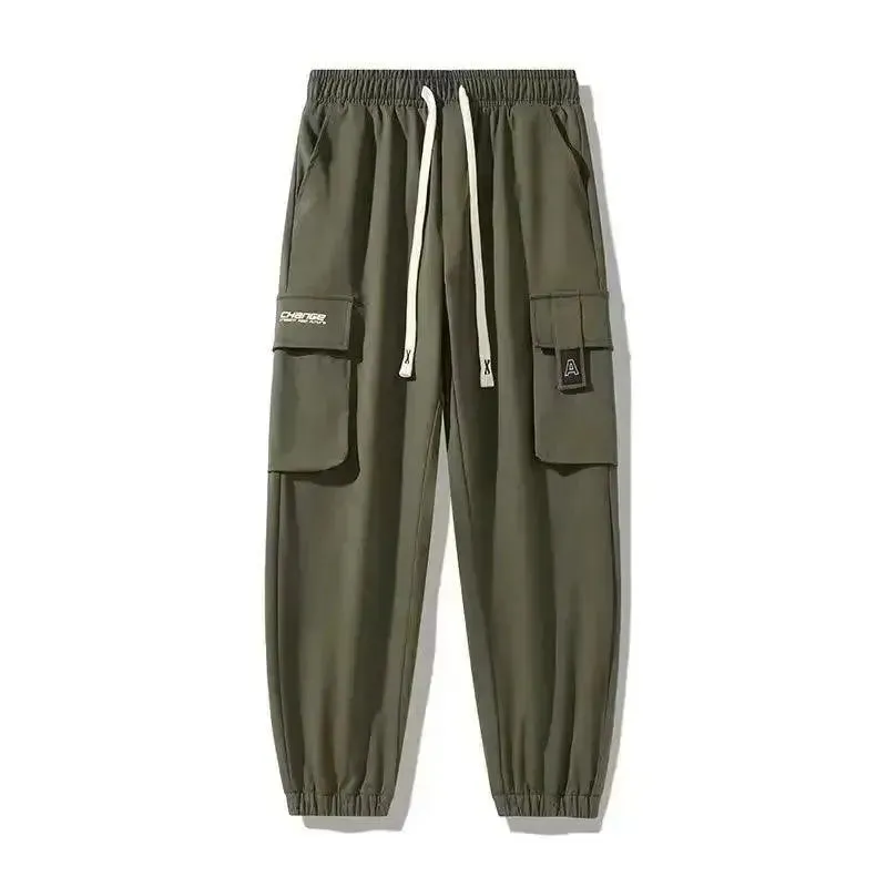 Loose Fit Joggers - Men's Multi-Pocket Cargo Pants