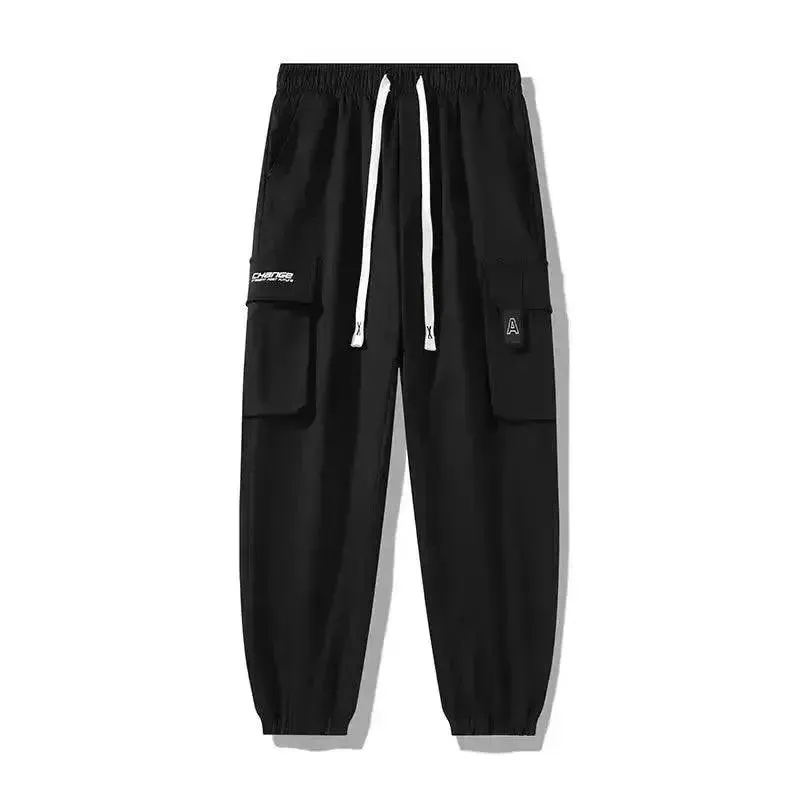 Loose Fit Joggers - Men's Multi-Pocket Cargo Pants