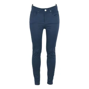 Maison Espin Blue Cotton Women's Skinny Jean