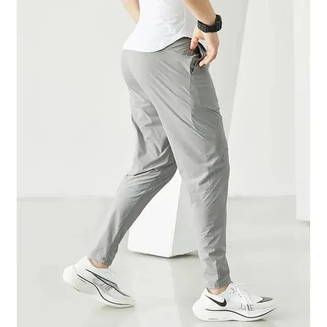 Men Running Elastic Gym Pants