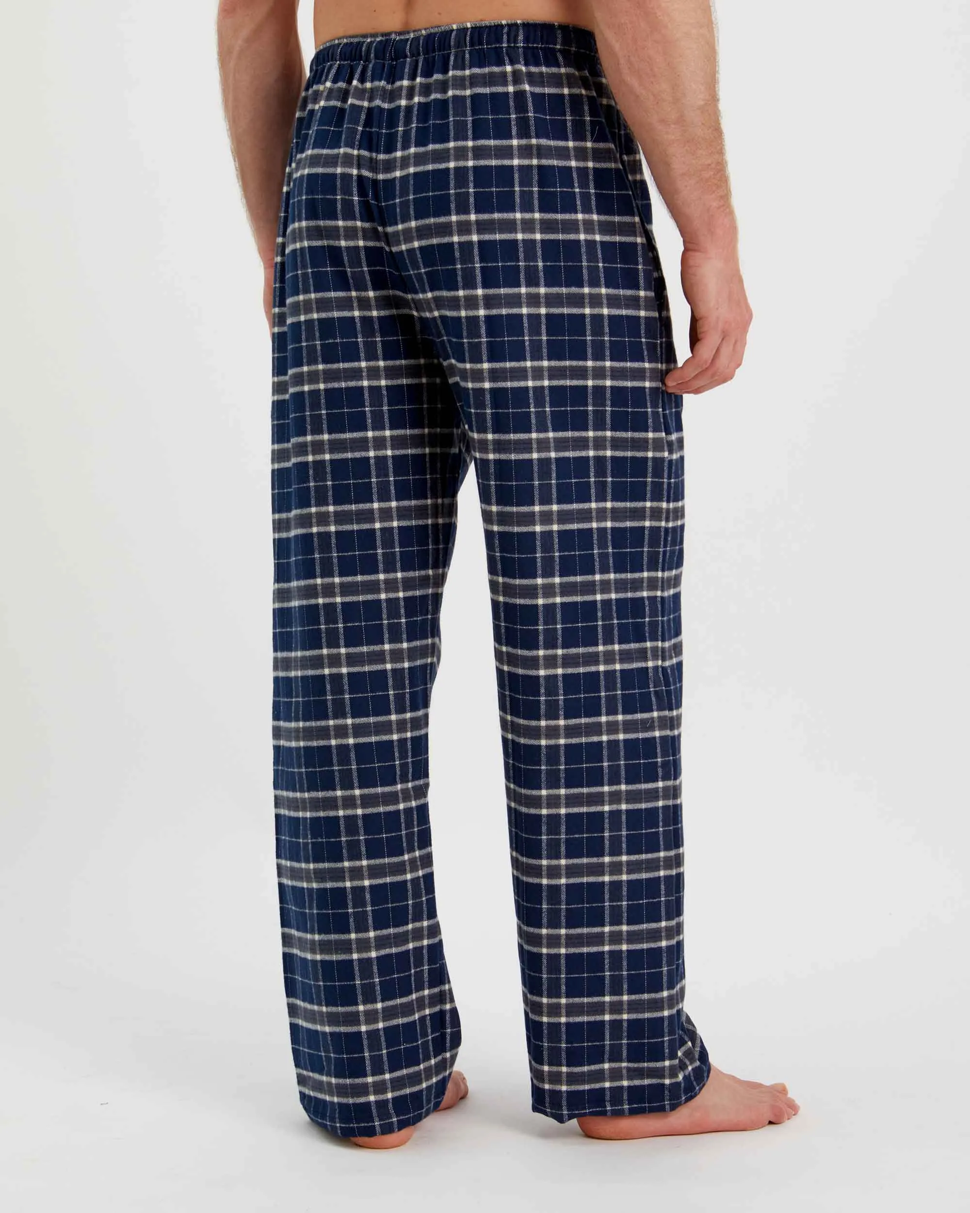 Men's Brushed Cotton Pyjama Trousers - Shepton