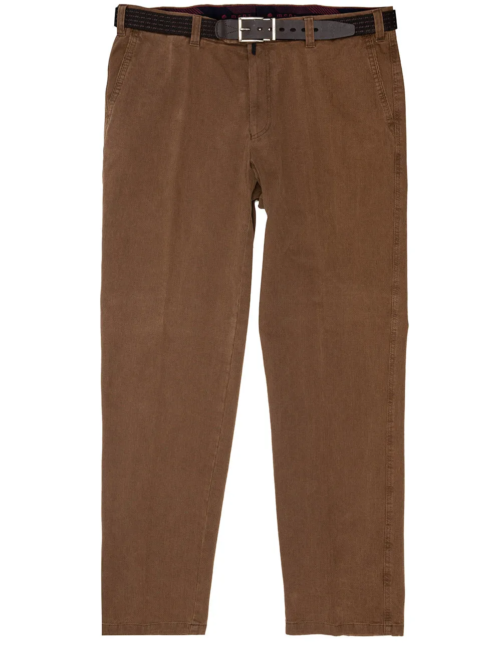 Mens Classic Cotton Trousers Tan