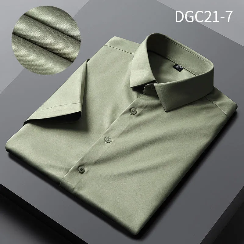 Men's Short-Sleeved Breathable Shirt - Spring/Summer