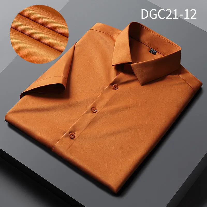 Men's Short-Sleeved Breathable Shirt - Spring/Summer