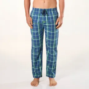 Men's Windsor Check Bamboo Woven Sleep Pant - Blue