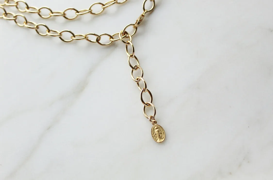 Miraculous Medal Bold Chain Necklace