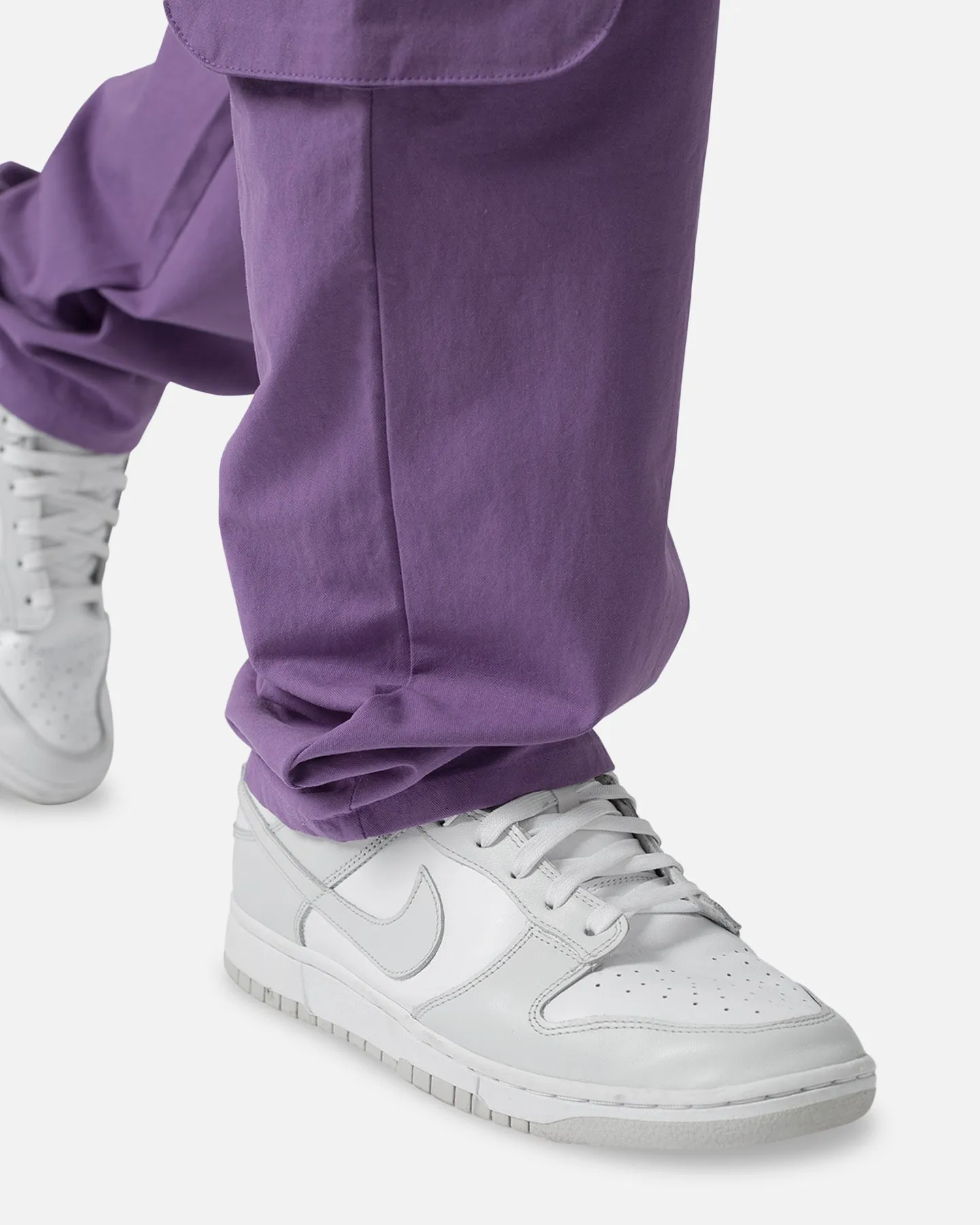 MNML Cotton Cargo Pants Purple