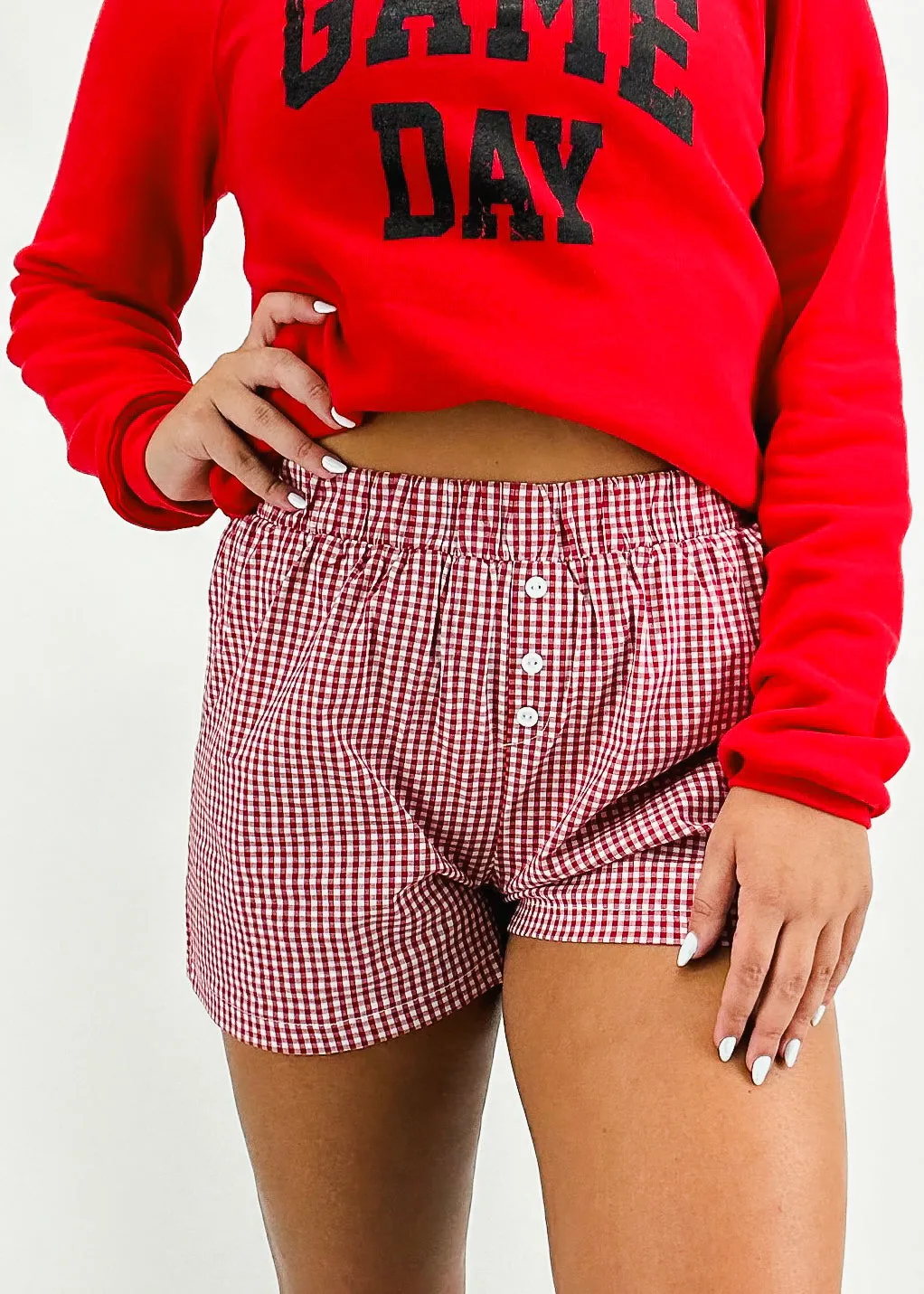 Molly Boxer Short - Red