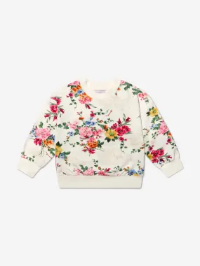 Monnalisa Girls Floral Print Sweatshirt