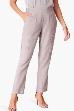 NIC ZOE 28" Refined Cargo Pull On Relaxed Ankle Pants S241828