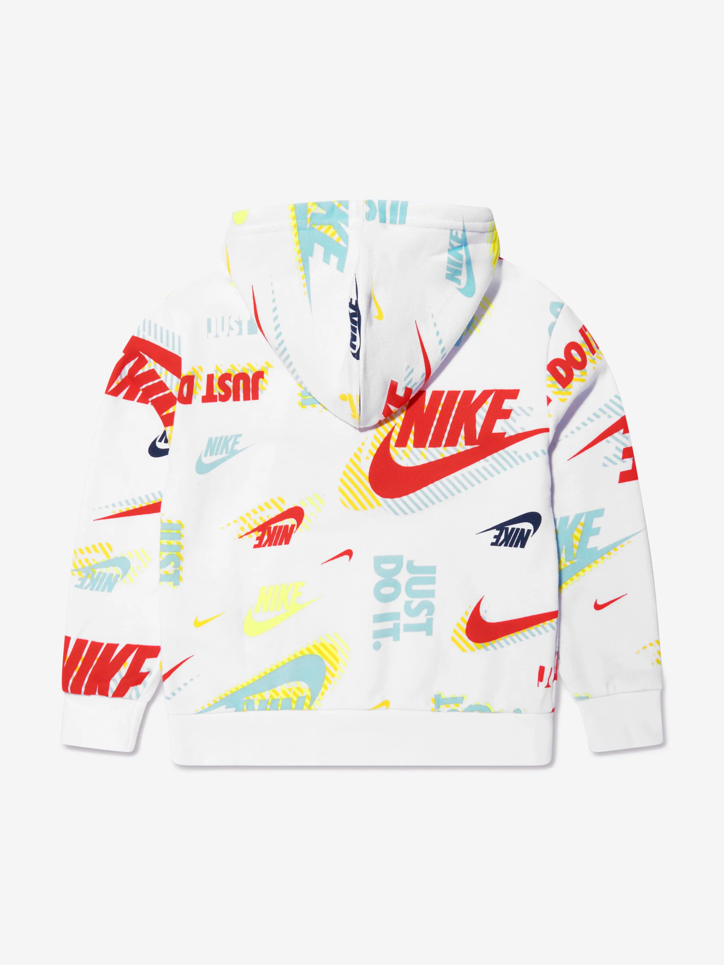 Nike Boys Active Joy Hoodie in White