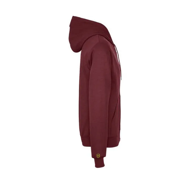 NJ Script HALFTIME x Champion Full-Zip Hoodie (Maroon Oilve)