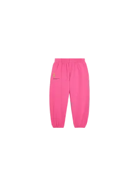 Pangaia x Haroshi BE@RBRICK™ Kids Track Pants—flamingo pink