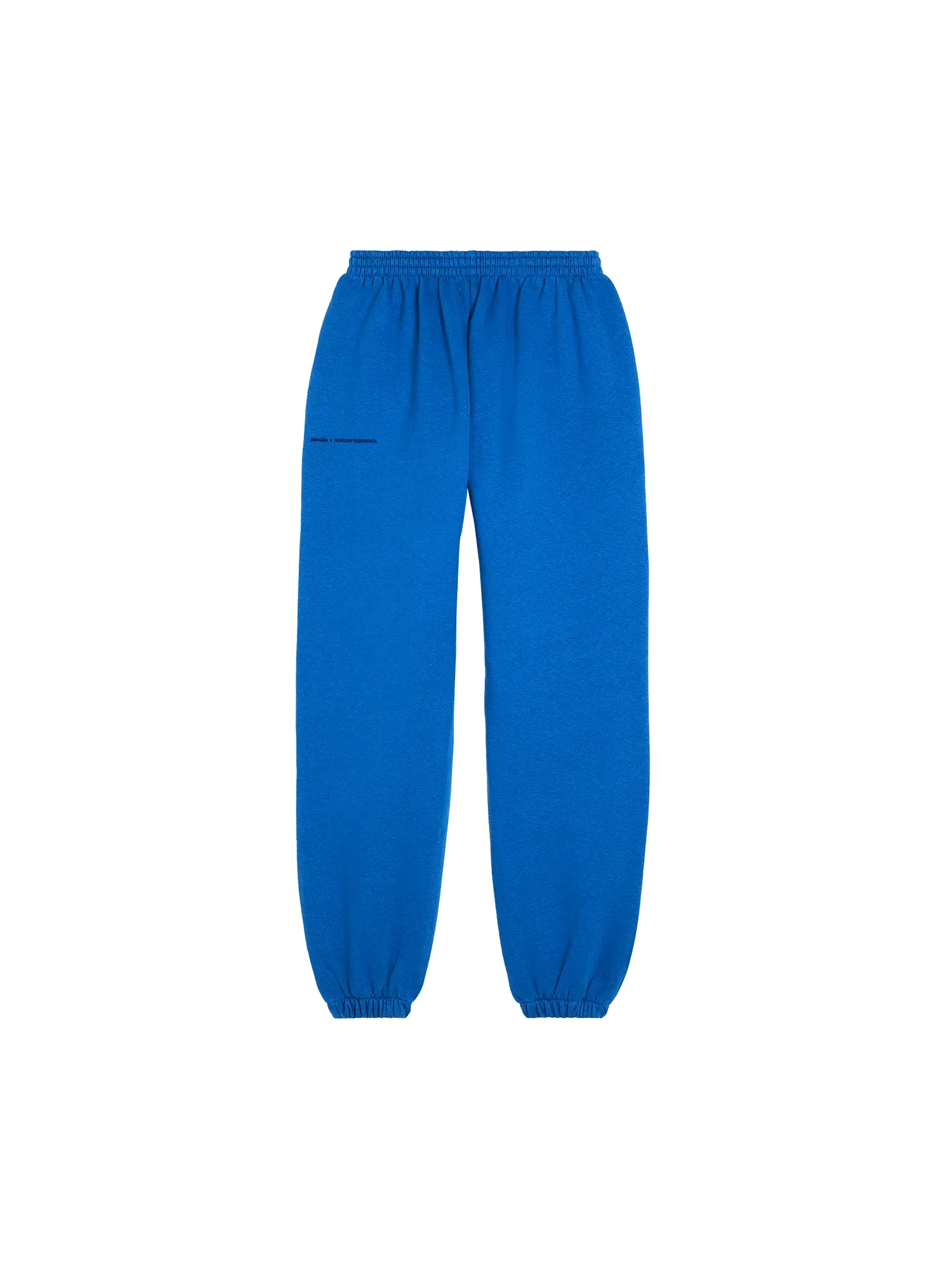 Pangaia x Haroshi BE@RBRICK™ Recycled Cotton Track Pants—cobalt blue