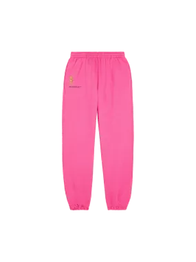 Pangaia x Haroshi BE@RBRICK™ Recycled Cotton Track Pants—flamingo pink