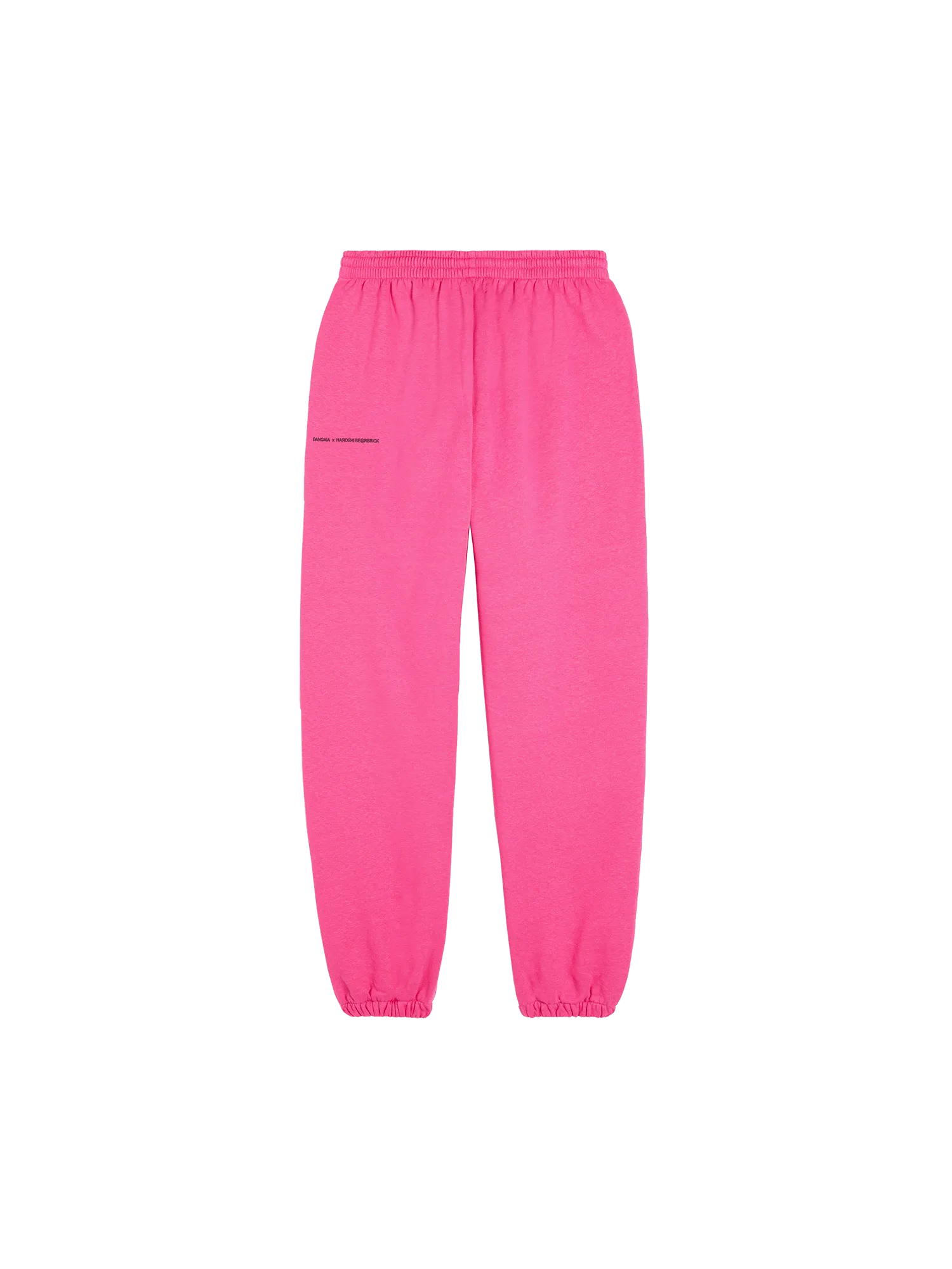 Pangaia x Haroshi BE@RBRICK™ Recycled Cotton Track Pants—flamingo pink