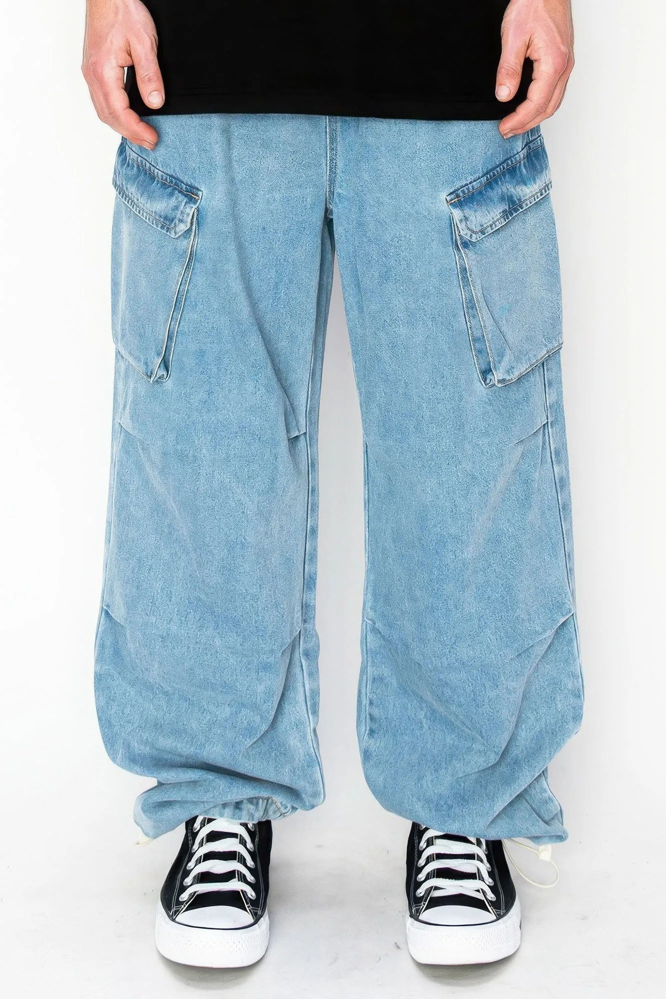 Parachute Baggy Cargo Jogger Pants