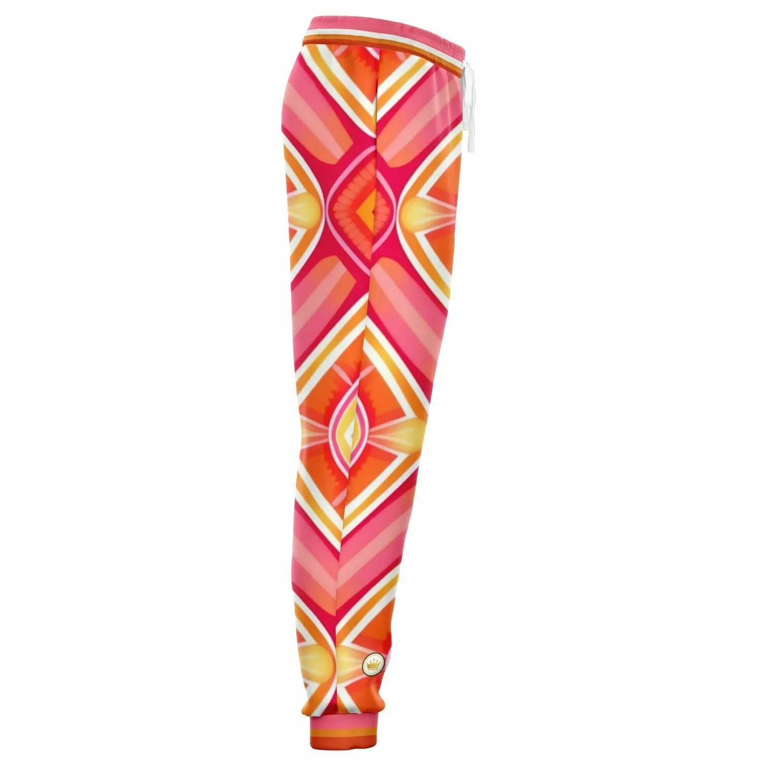 Pink Starburst Geo Eco-Poly Unisex Joggers