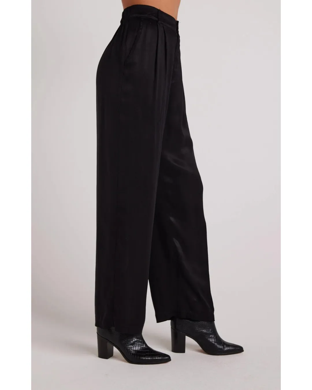 Pleat Front Trouser Black