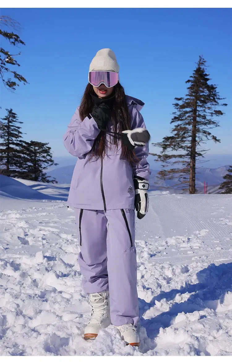 Plus Size Adult Snowboard Ski Jacket & Pants Set