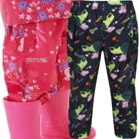 Regatta Kids Peppa Pig Pack-It Waterproof Overtrousers