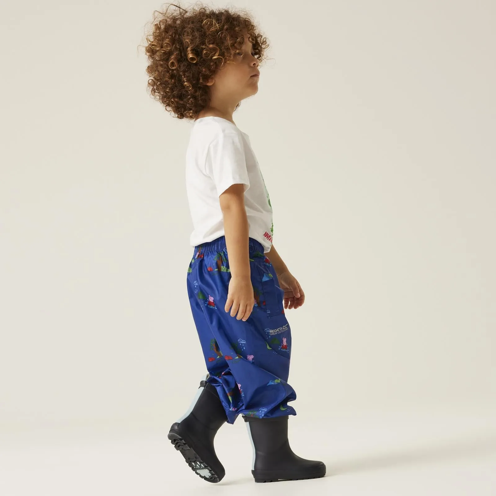 Regatta Kids Peppa Pig Pack-It Waterproof Overtrousers