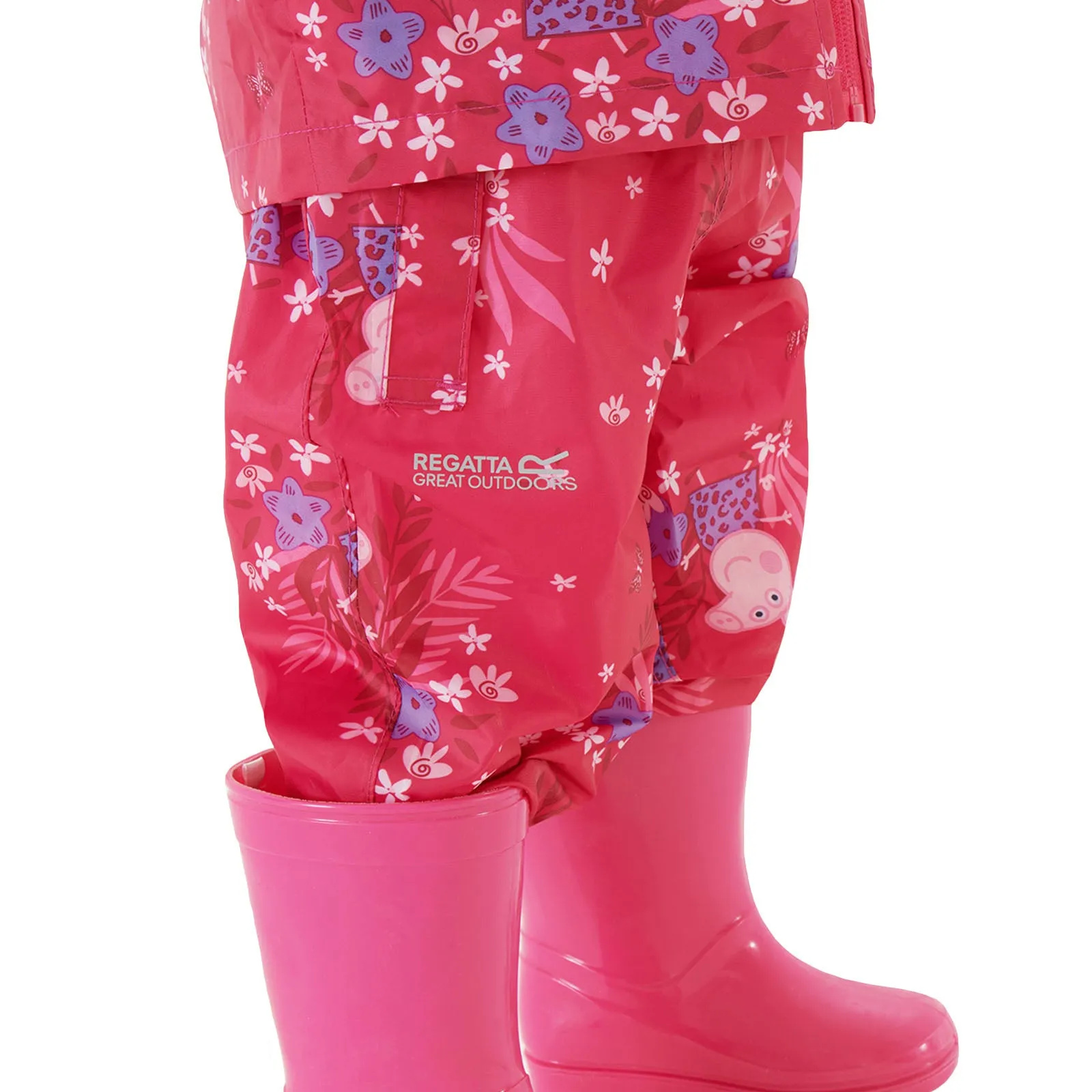 Regatta Kids Peppa Pig Pack-It Waterproof Overtrousers