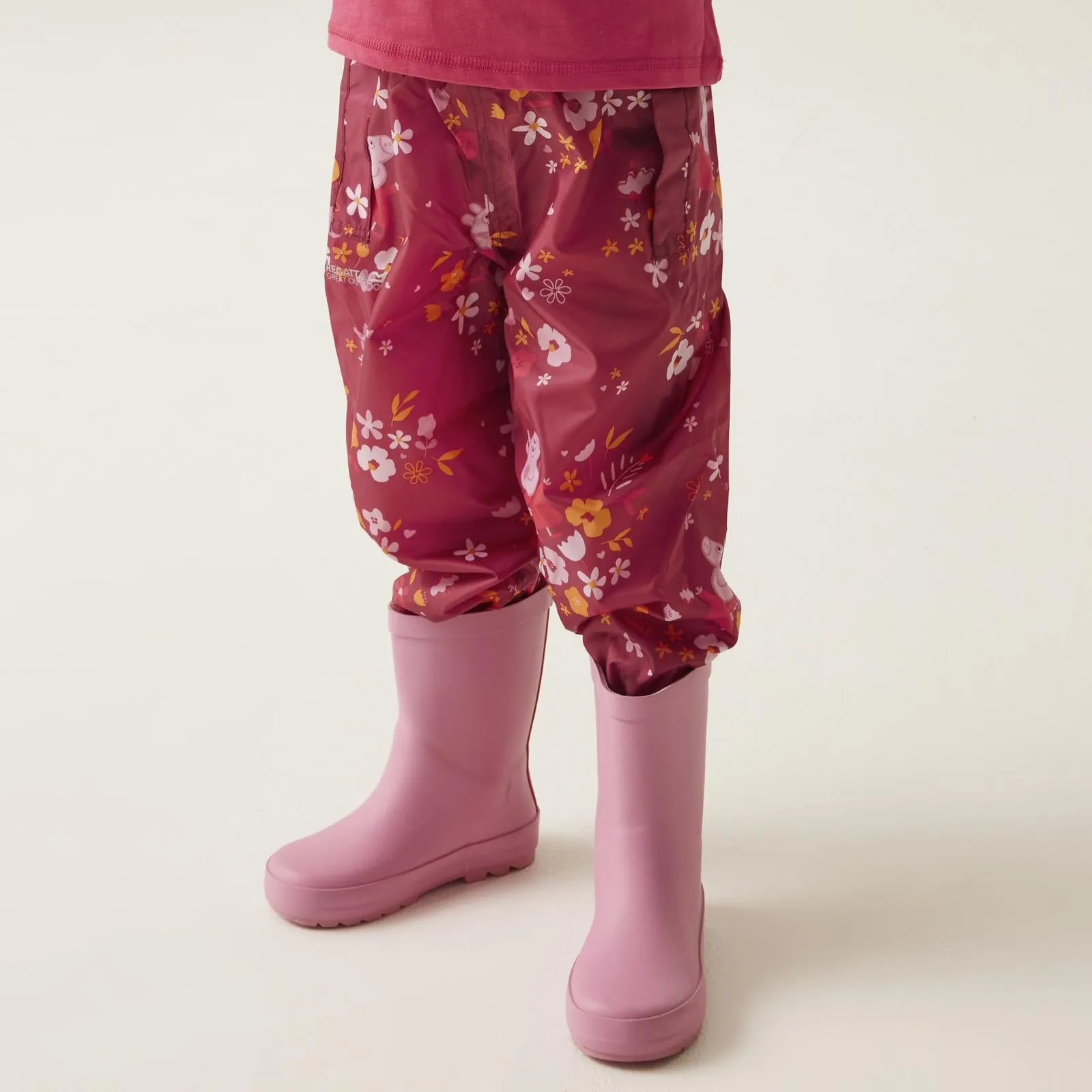 Regatta Kids Peppa Pig Pack-It Waterproof Overtrousers