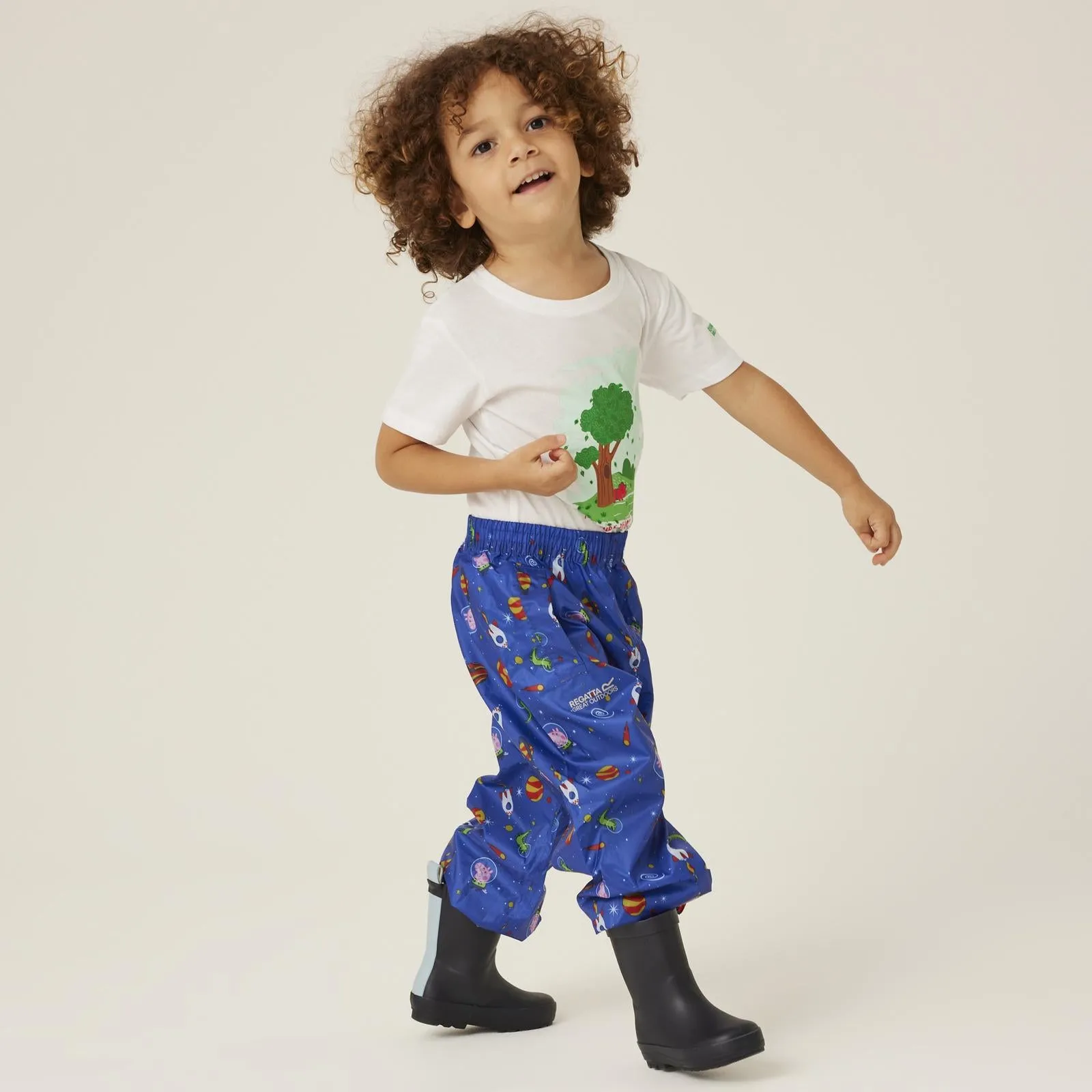 Regatta Kids Peppa Pig Pack-It Waterproof Overtrousers