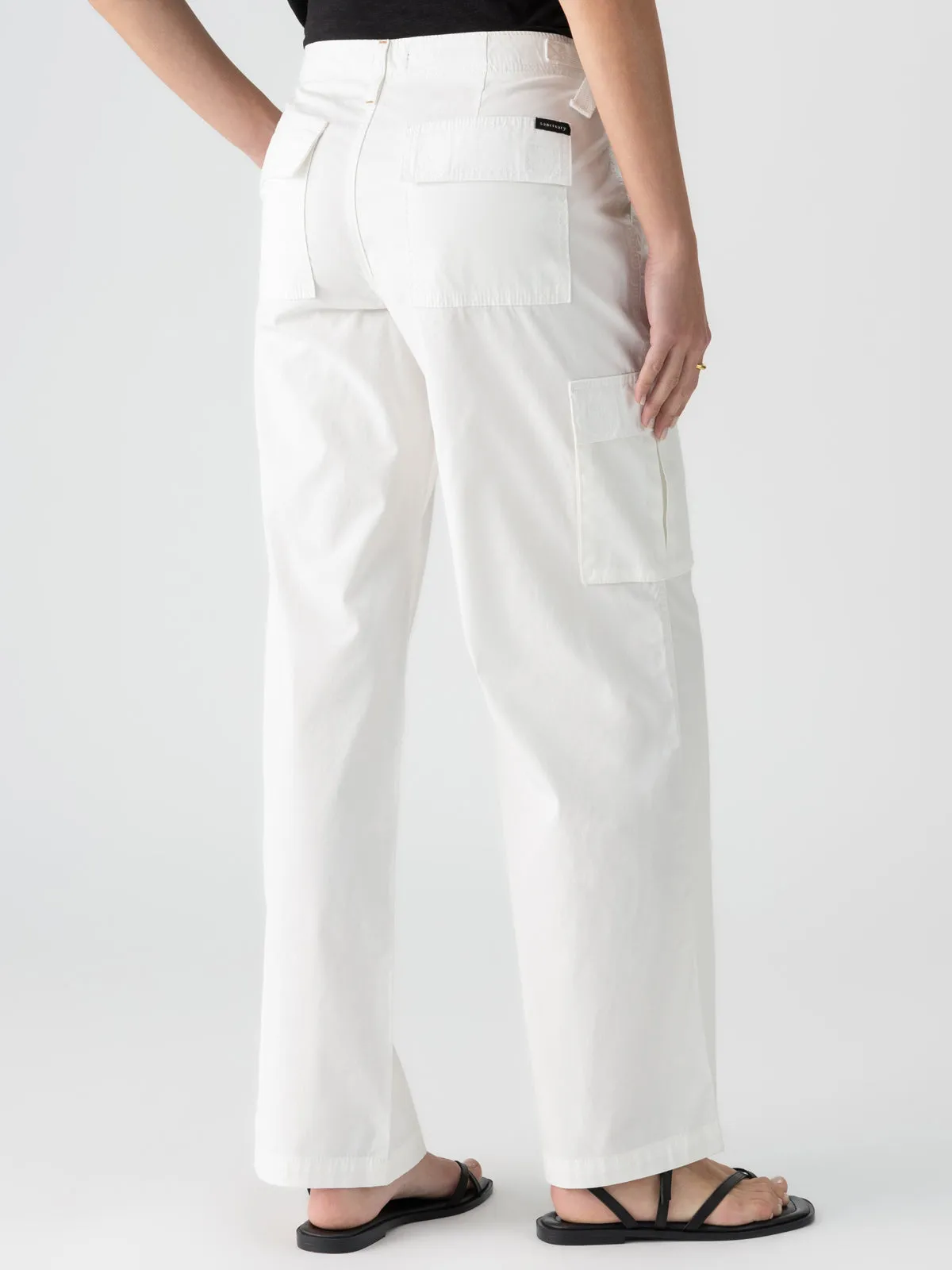 Reissue Cargo Standard Rise Pant White