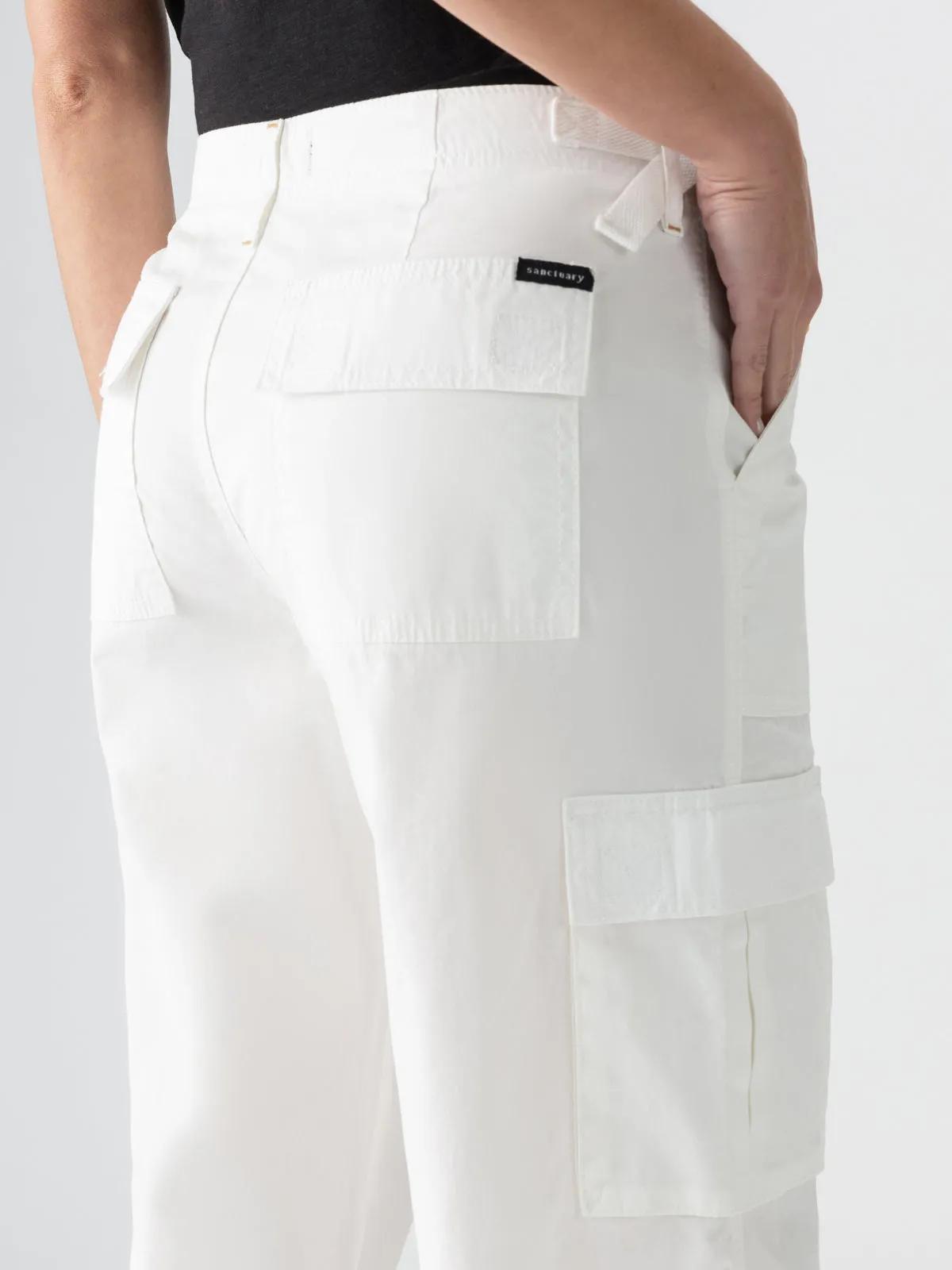 Reissue Cargo Standard Rise Pant White