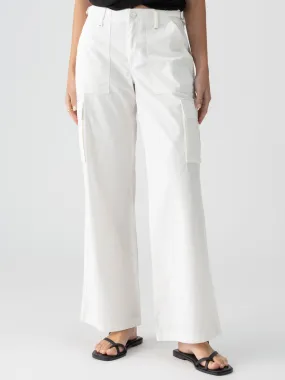 Reissue Cargo Standard Rise Pant White