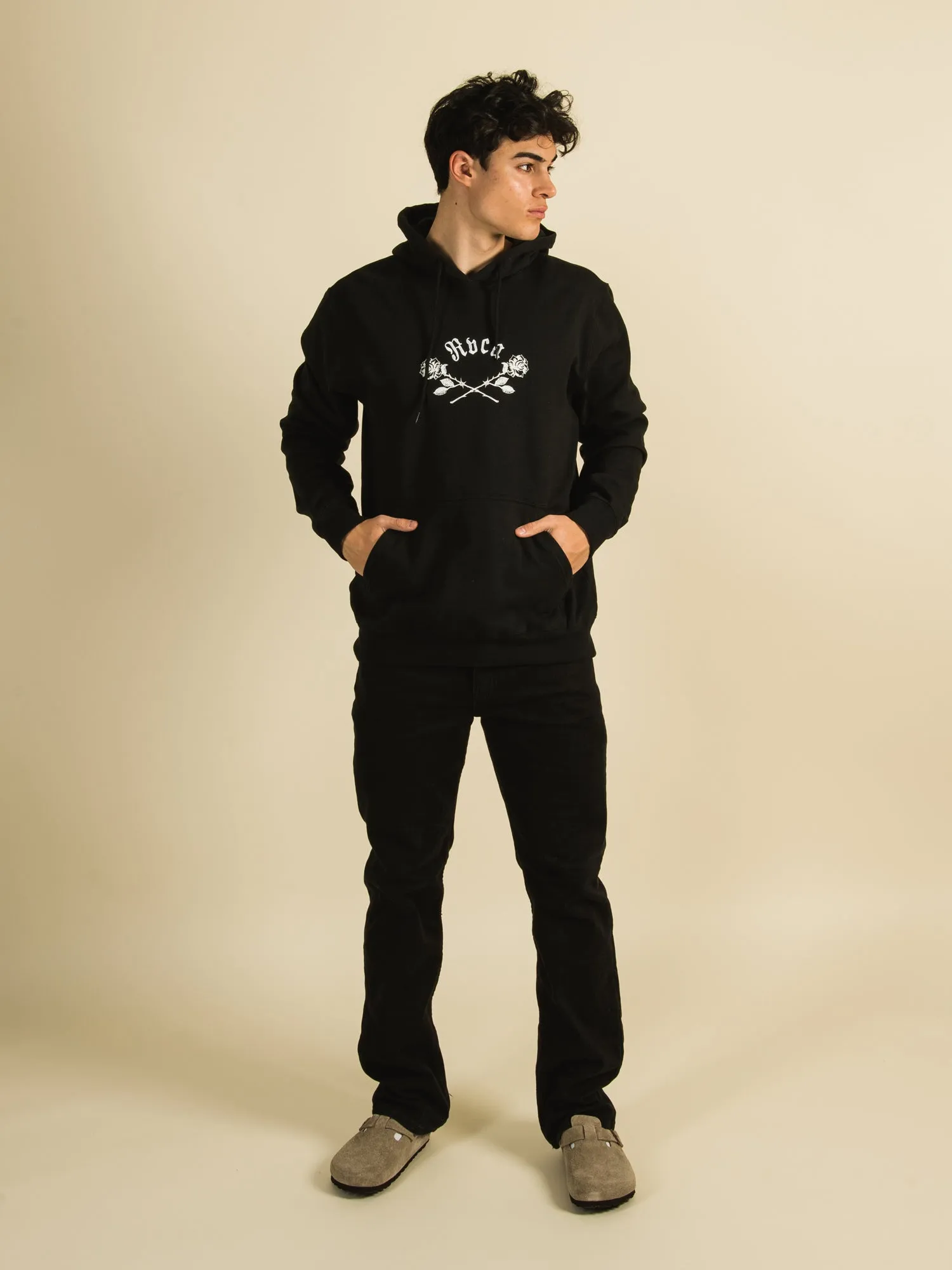 RVCA OPPOSITE SKULLS HOODIE  - CLEARANCE