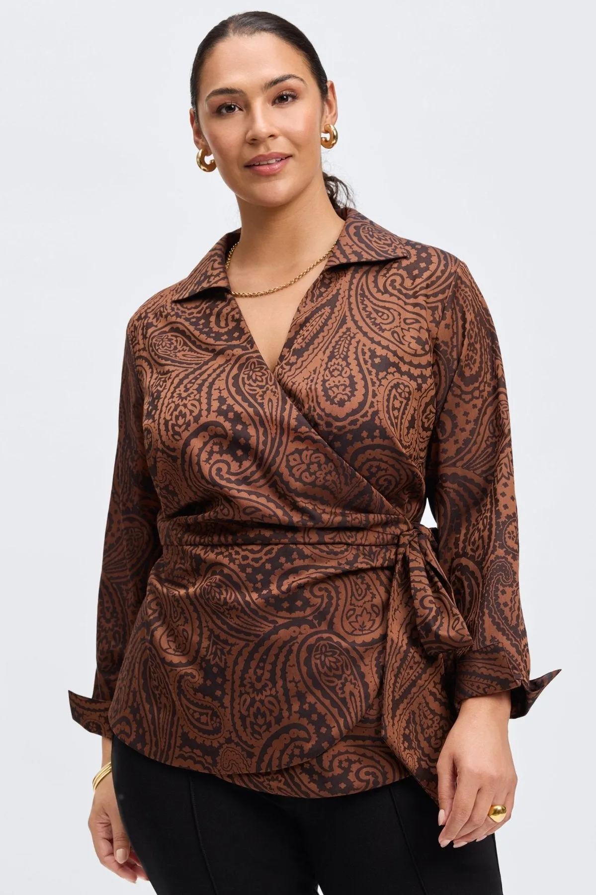 Salina Plus No Iron Paisley Jacquard Shirt