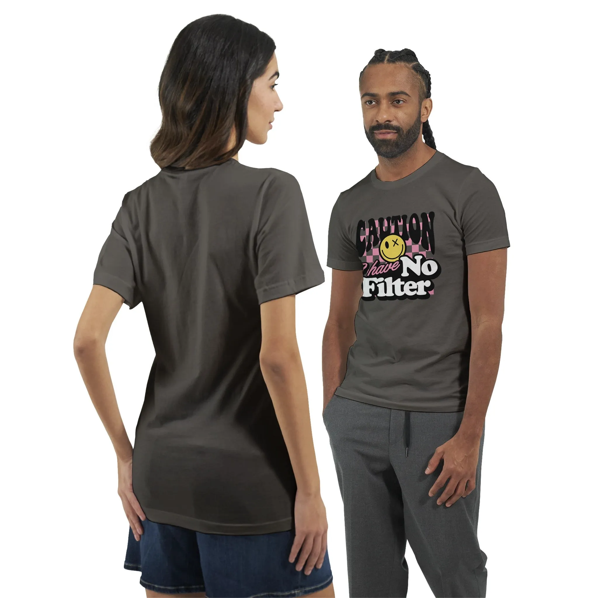 Sarkasme T-Shirt - Caution I Have No Filter - Premium Unisex T-shirt